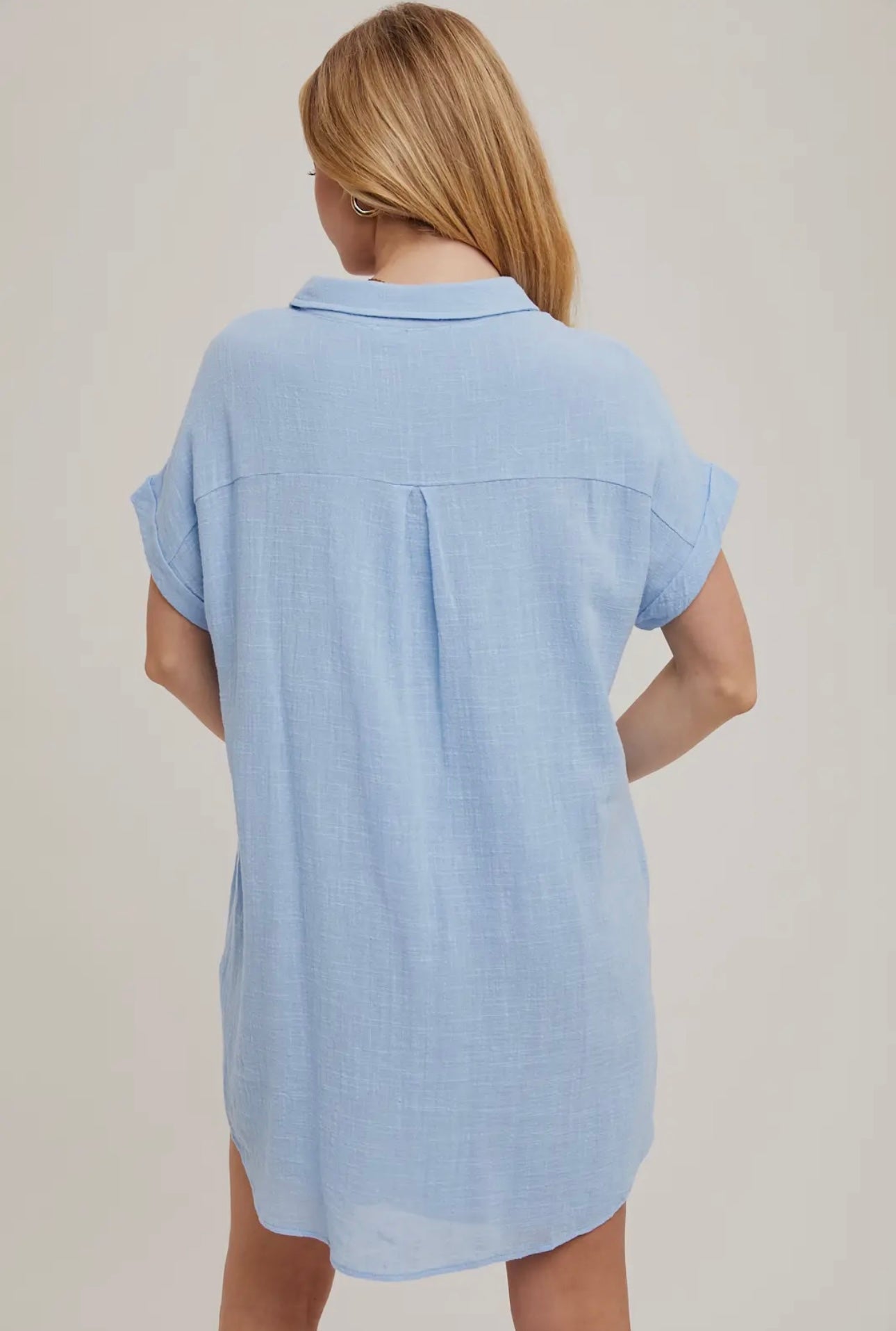 Blue Jean Baby button up dress