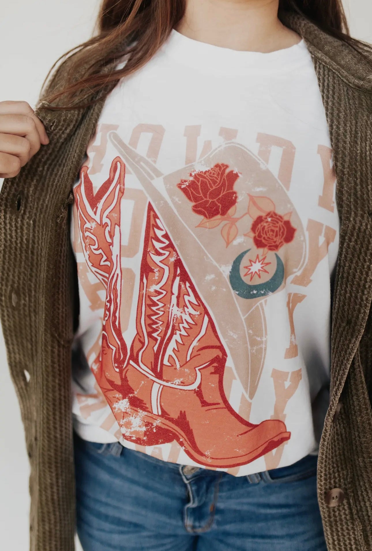 Howdy Floral Graphic Tee