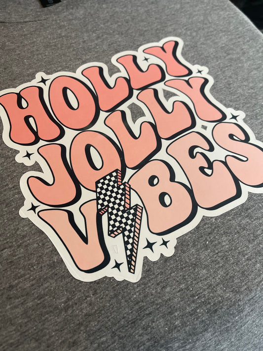 Holly Jolly Vibes Graphic Tee