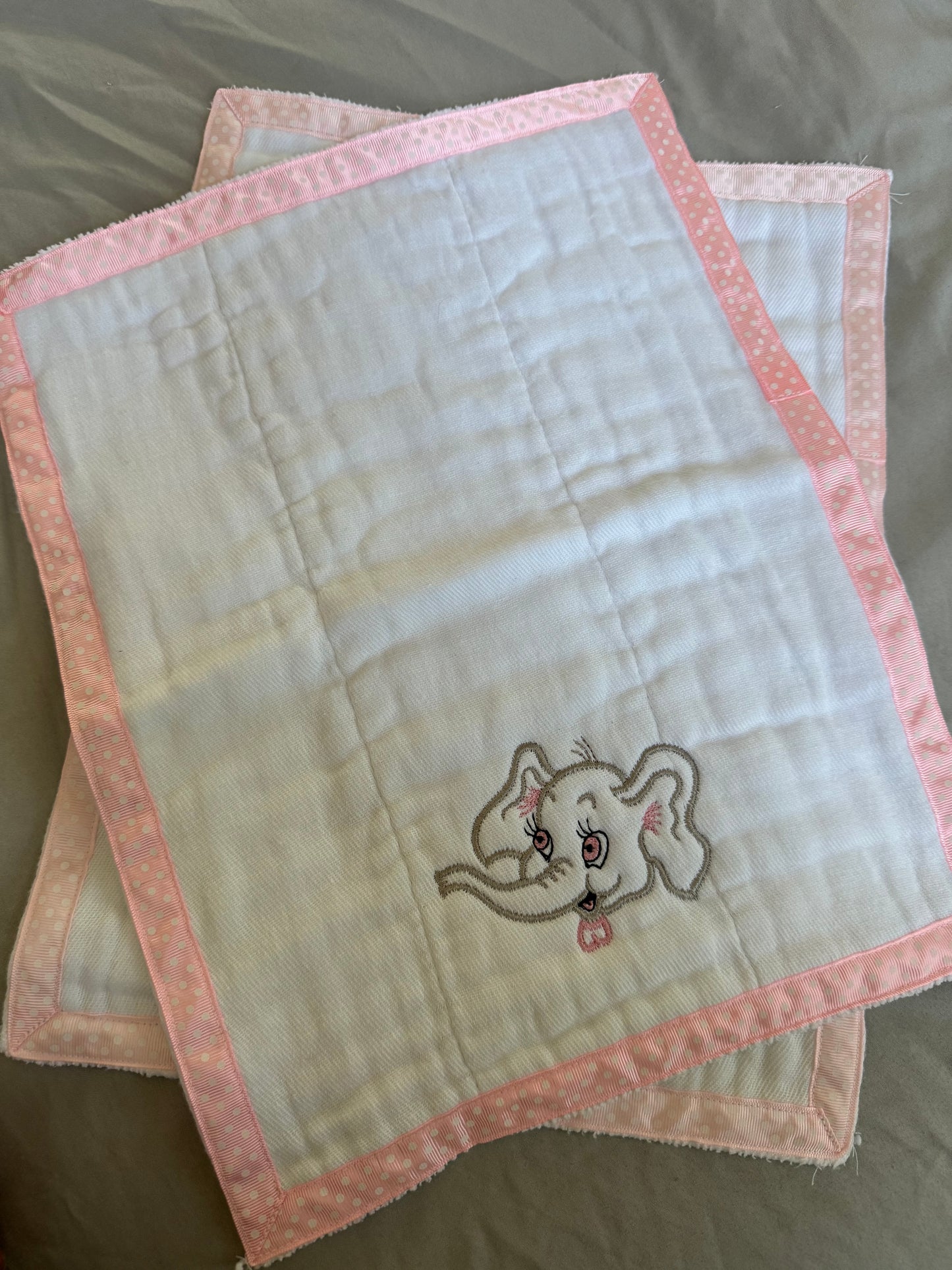 Elephant Burp Cloth