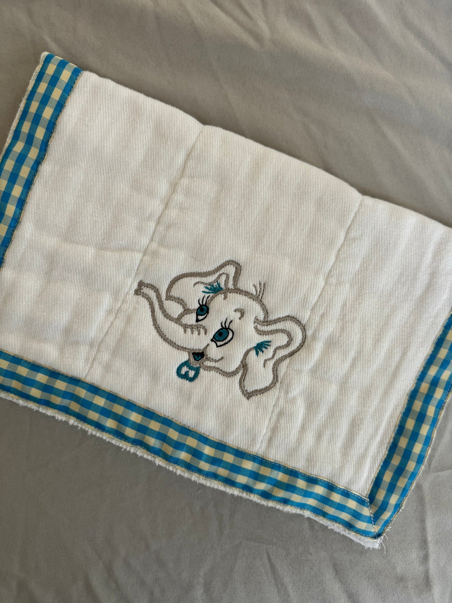 Elephant Burp Cloth