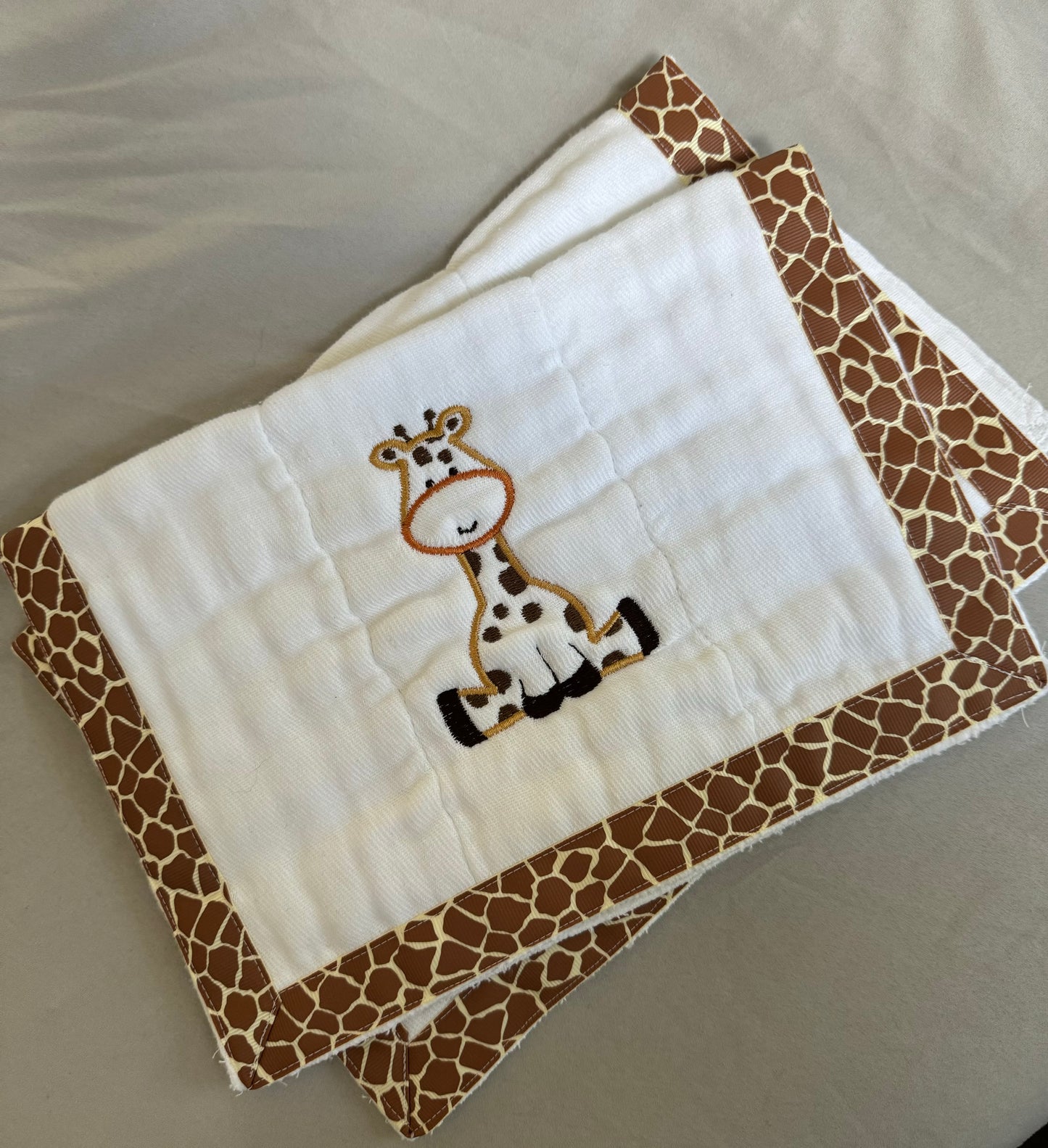 Giraffe Burpcloth