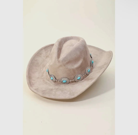 Oval Stone Fedora Hat