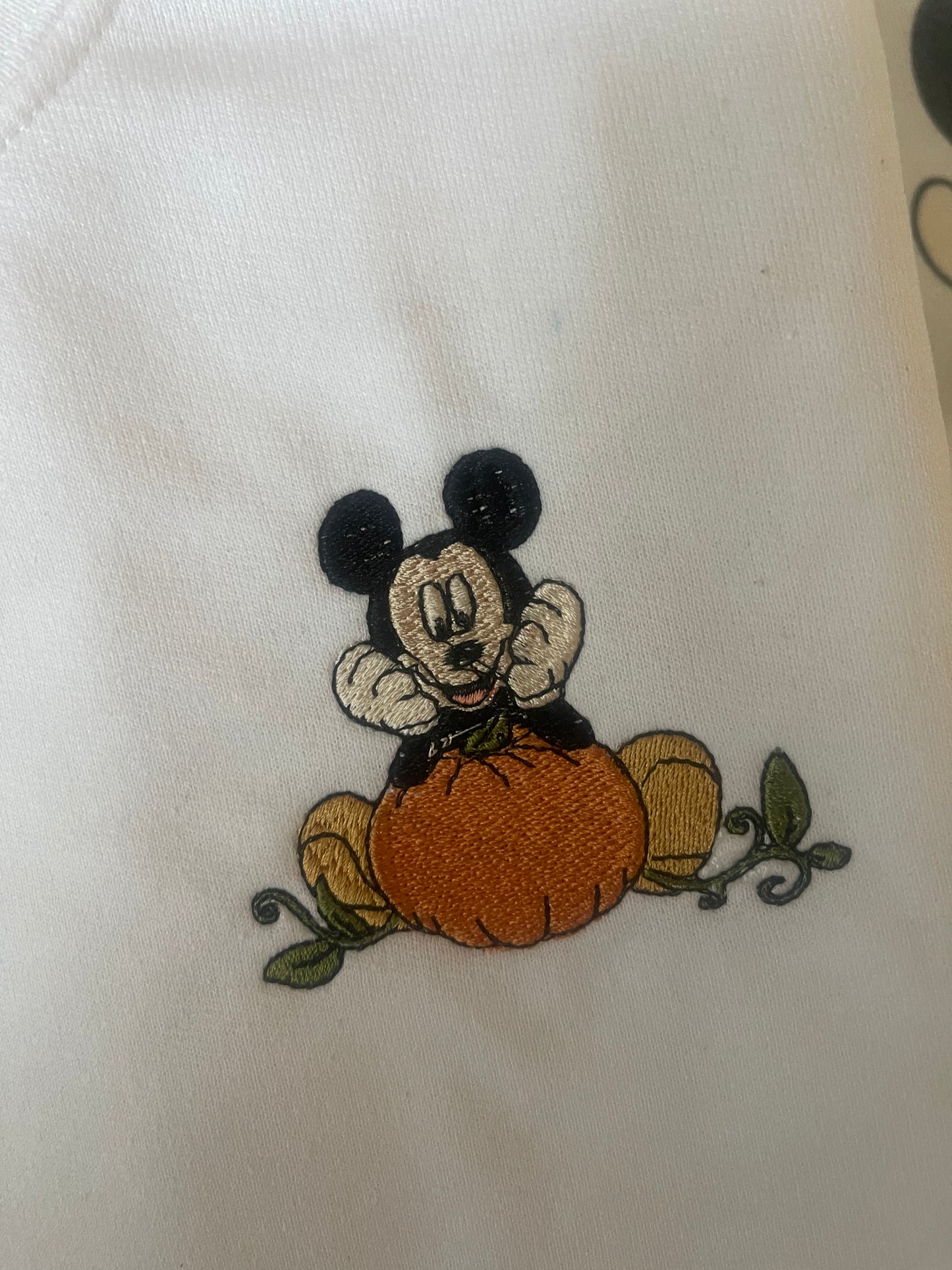 Mickey Pumpkin Pullover Sweatshirt