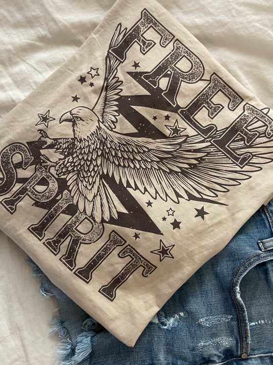 Free Spirit Eagle Graphic Tee