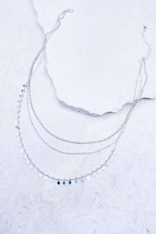 Silver Layer Necklace