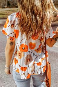 Boho Floral Blouse